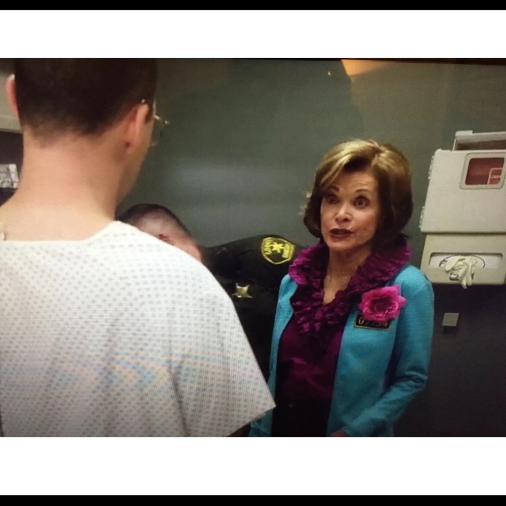 Screen Worn Arrested Development Purple Blouse - image 1